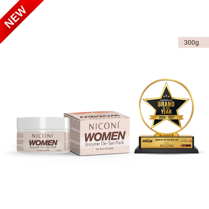 Niconi Women Enzyme De-Tan Pack For Face & Body-(300g)