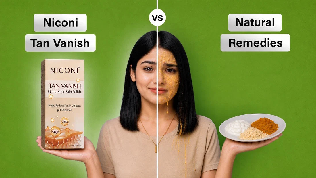 Niconi Tan Vanish vs Natural Remedies for Tan Removal