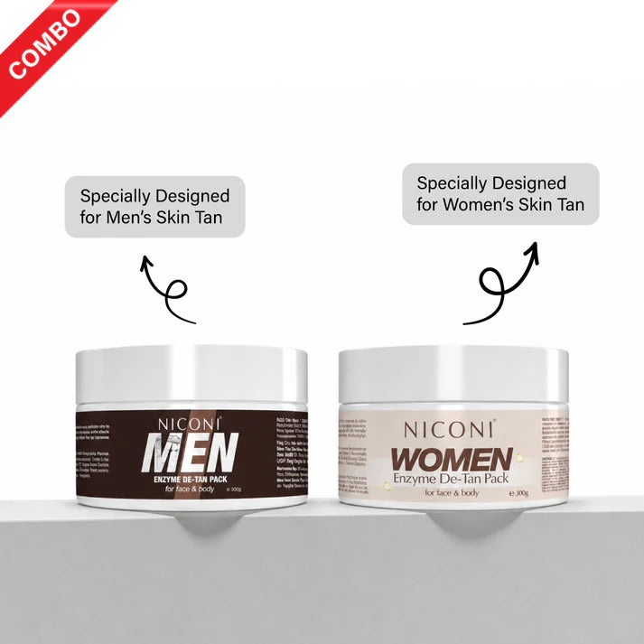 Men & Women De-Tan Combo
