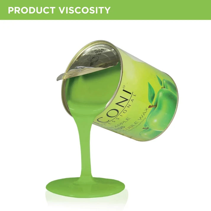 NICONI Painless Liposoluble Hair Removal Wax (Green Apple) 700gms